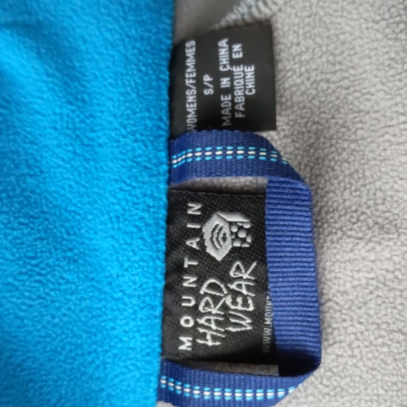 Women's S Mountain Hardwear Full Zip Fleece Jacket - Picture 4 of 7